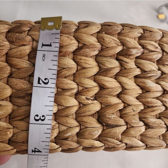 Boho straw summer beach bag - Picture 10 of 12